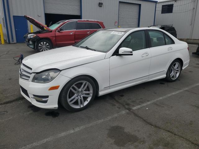 MERCEDES-BENZ C 2013 with VIN WDDGF4HB4DA783002 - Photo from auction