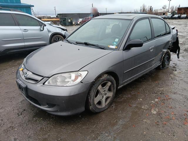 HONDA CIVIC EX 2004 with VIN 2HGES26774H565218 - Photo from auction