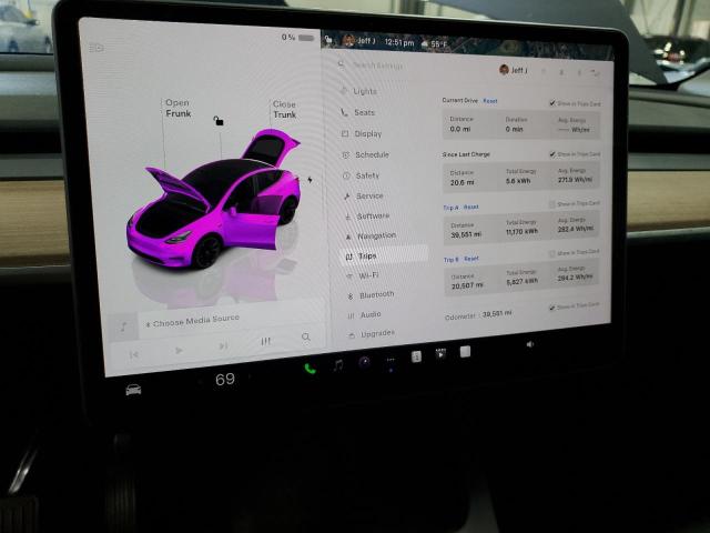 Photo 9 from auction – 2023 TESLA MODEL Y with VIN 7SAYGDEE2PF840709
