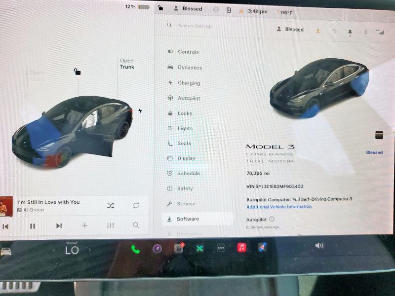 Photo 9 from auction – 2021 TESLA MODEL 3 with VIN 5YJ3E1EB2MF903403