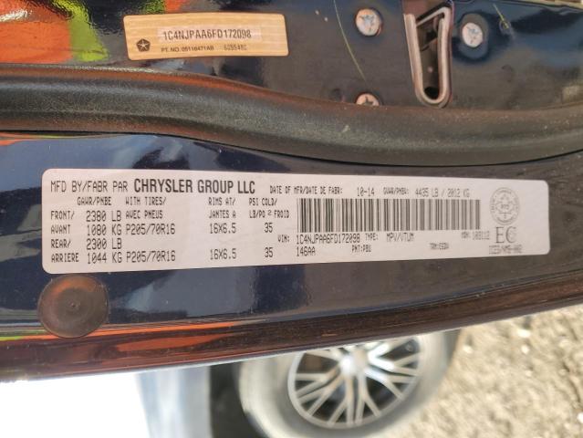 Photo 14 from auction – 2015 JEEP PATRIOT with VIN 1C4NJPAA6FD172098