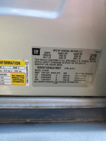Photo 14 from auction – 2014 GMC ACADIA DEN with VIN 1GKKRTKD4EJ218657