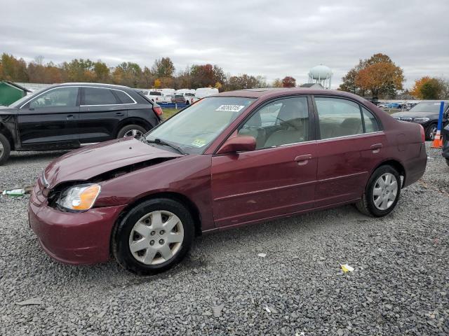 HONDA CIVIC EX 2002 with VIN 2HGES26872H601494 - Photo from auction