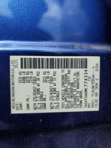 Photo 14 from auction – 2021 NISSAN ROGUE S with VIN 5N1AT3AA0MC774334
