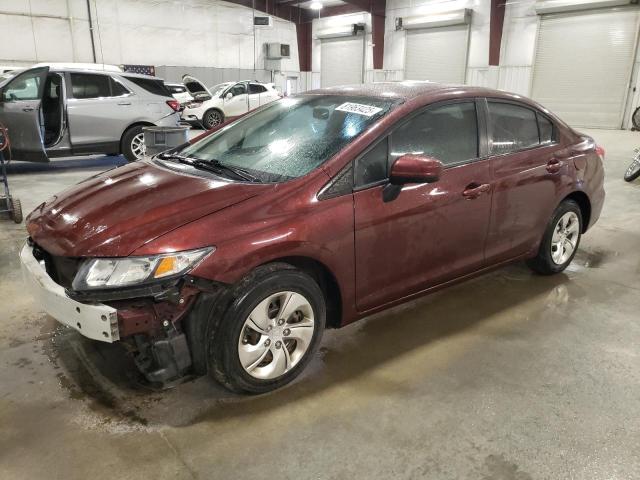 HONDA CIVIC LX 2014 with VIN 19XFB2F57EE260137 - Photo from auction