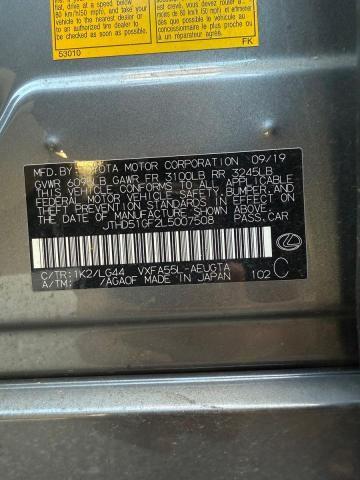 Photo 10 from auction – 2020 LEXUS LS 500 BAS with VIN JTHD51GF2L5007508