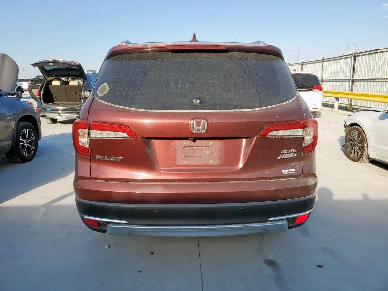 Photo 6 from auction – 2019 HONDA PILOT ELIT with VIN 5FNYF6H0XKB012895