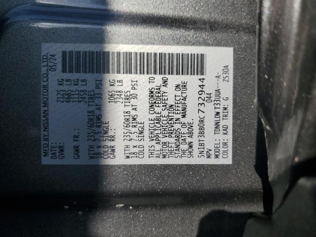 Photo 14 from auction – 2024 NISSAN ROGUE SV with VIN 5N1BT3BB0RC732944