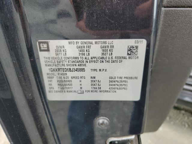 Photo 14 from auction – 2011 GMC ACADIA DEN with VIN 1GKKRTED6BJ345885