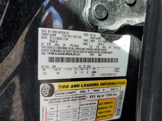 Photo 14 from auction – 2024 FORD EXPEDITION with VIN 1FMJU2A83REA35121