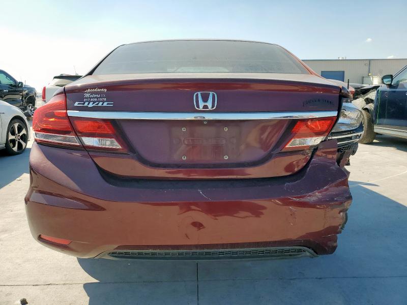 Photo 6 from auction – 2014 HONDA CIVIC LX with VIN 19XFB2F55EE030614