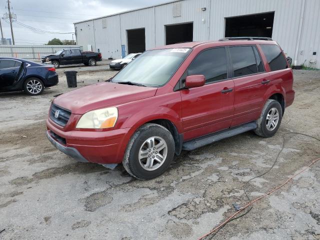 HONDA PILOT EXL 2004 with VIN 2HKYF18514H522099 - Photo from auction
