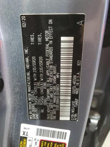 Photo 14 from auction – 2020 TOYOTA HIGHLANDER with VIN 5TDFZRBH2LS019853