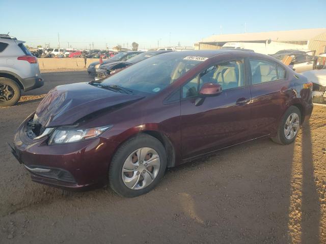 HONDA CIVIC LX 2013 with VIN 2HGFB2F59DH583335 - Photo from auction