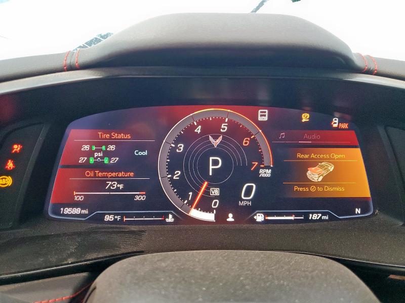 Photo 9 from auction – 2021 CHEVROLET CORVETTE S with VIN 1G1YB2D40M5114135