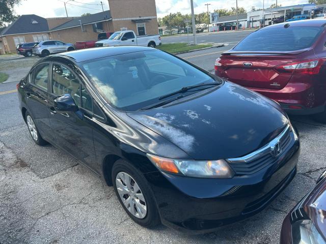 HONDA CIVIC LX 2012 with VIN 2HGFB2F52CH594370 - Photo from auction
