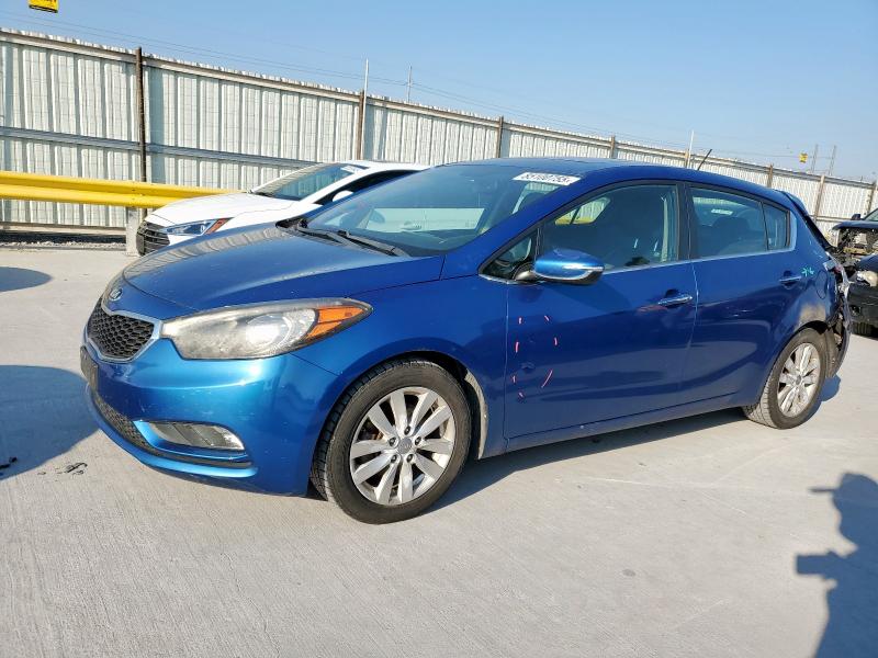 KIA FORTE EX 2014 with VIN KNAFX5A81E5172312 - Photo from auction