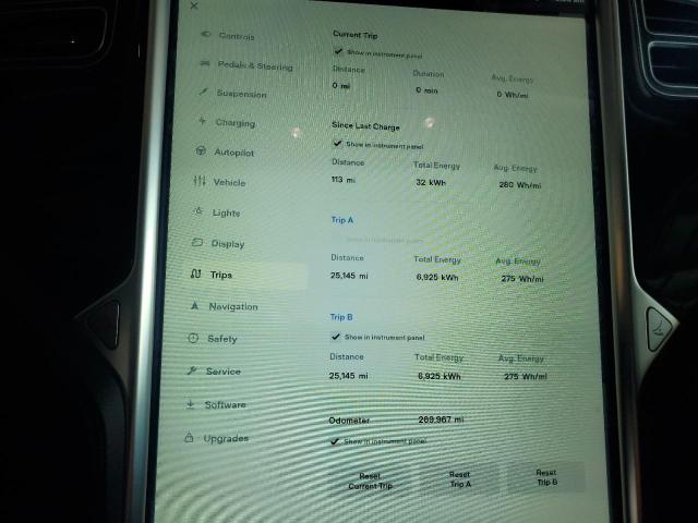 Photo 9 from auction – 2015 TESLA MODEL S 85D with VIN 5YJSA1H23FFP69278
