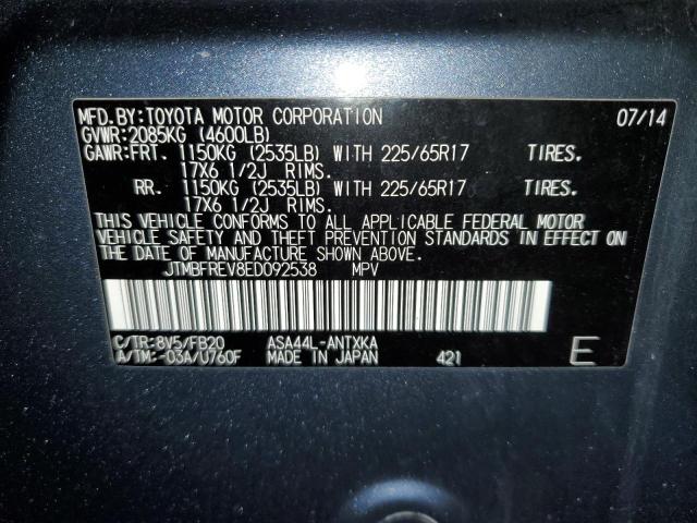 Photo 14 from auction – 2014 TOYOTA RAV4 LE with VIN JTMBFREV8ED092538