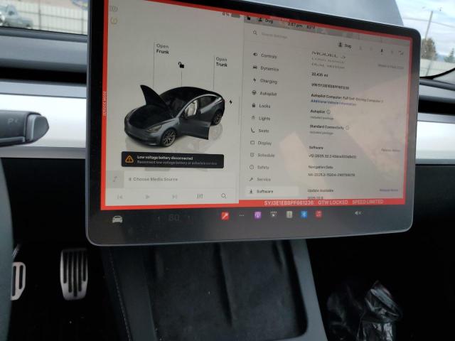 Photo 9 from auction – 2023 TESLA MODEL 3 with VIN 5YJ3E1EB8PF661236