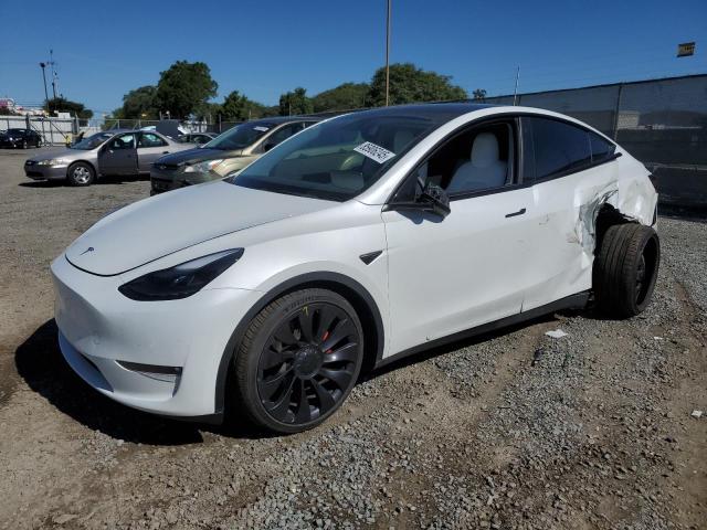 TESLA MODEL Y 2022 with VIN 7SAYGDEF1NF392212 - Photo from auction