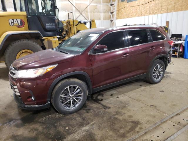 TOYOTA HIGHLANDER 2019 with VIN 5TDJZRFH5KS945019 - Photo from auction