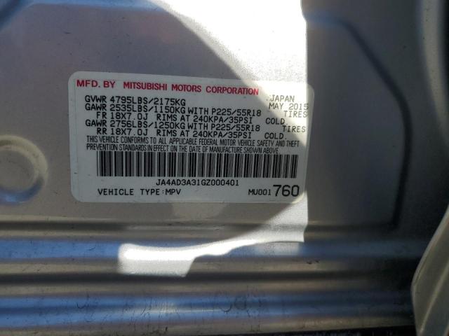 Photo 14 from auction – 2016 MITSUBISHI OUTLANDER with VIN JA4AD3A31GZ000401