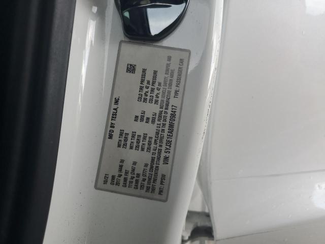 Photo 14 from auction – 2021 TESLA MODEL 3 with VIN 5YJ3E1EA8MF098417