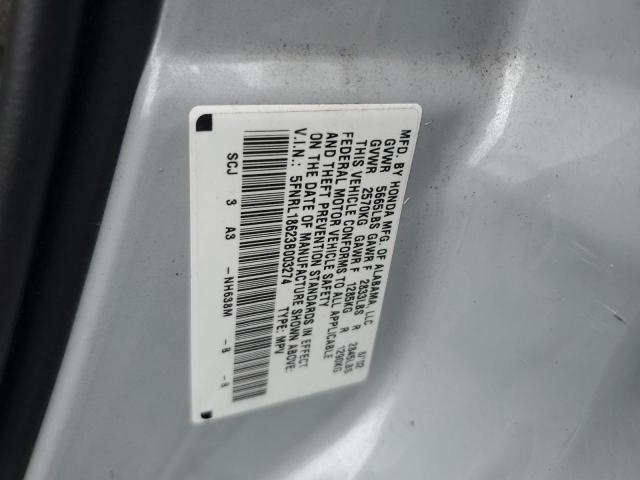 Photo 14 from auction – 2003 HONDA ODYSSEY EX with VIN 5FNRL18623B003274