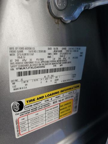 Photo 14 from auction – 2020 FORD EXPEDITION with VIN 1FMJK1JTXLEA93092