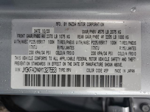 Photo 14 from auction – 2021 MAZDA CX-5 TOURI with VIN JM3KFACM4M1327553