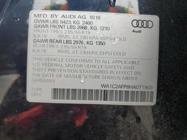 Photo 14 from auction – 2017 AUDI Q5 PREMIUM with VIN WA1C2AFP8HA071903