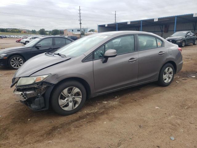 HONDA CIVIC LX 2013 with VIN 19XFB2F55DE226955 - Photo from auction