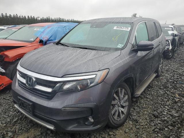 HONDA PILOT EX 2021 with VIN 5FNYF6H35MB070071 - Photo from auction