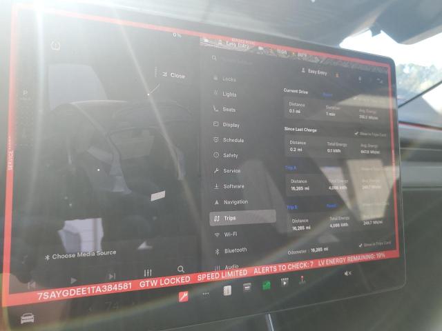 Photo 9 from auction – 2026 TESLA MODEL Y with VIN 7SAYGDEE1TA384581