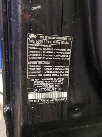 Photo 14 from auction – 2013 LAND ROVER RANGE ROVE with VIN SALSF2D48DA811067
