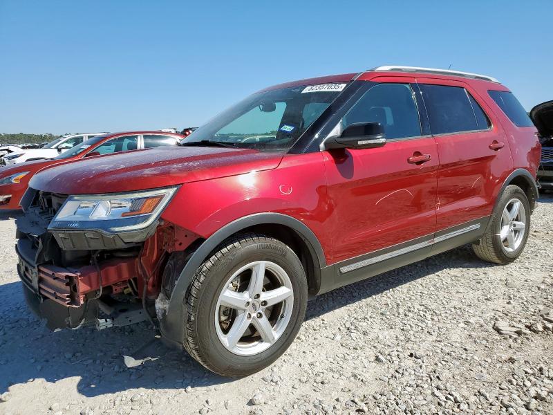 FORD EXPLORER X 2018 with VIN 1FM5K7D86JGA54593 - Photo from auction
