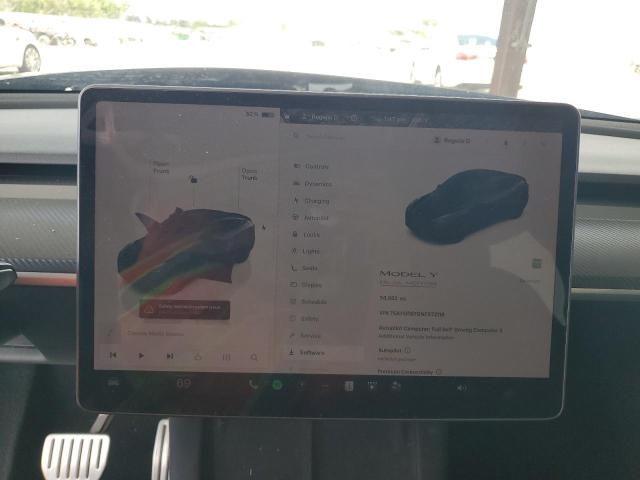 Photo 9 from auction – 2022 TESLA MODEL Y with VIN 7SAYGDEF0NF572118