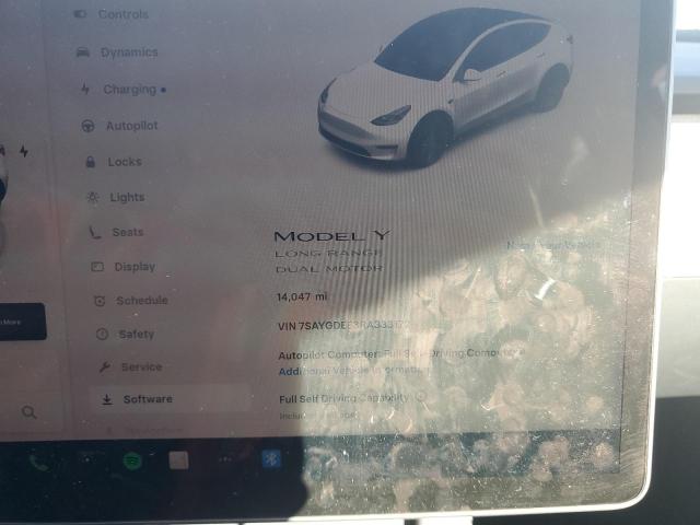 Photo 9 from auction – 2024 TESLA MODEL Y with VIN 7SAYGDEE3RA333172