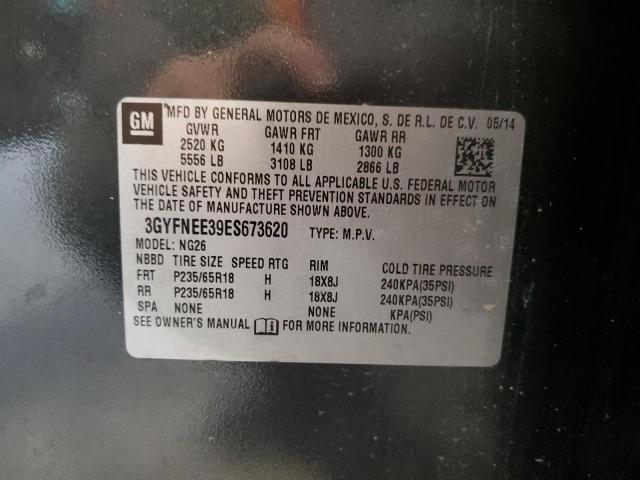 Photo 14 from auction – 2014 CADILLAC SRX LUXURY with VIN 3GYFNEE39ES673620