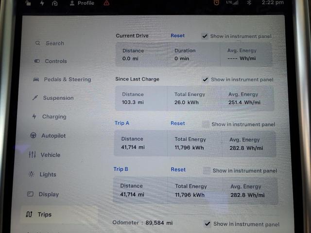 Photo 9 from auction – 2018 TESLA MODEL S with VIN 5YJSA1E20JF246362