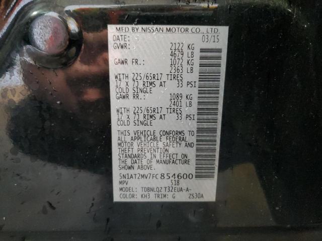 Photo 14 from auction – 2015 NISSAN ROGUE S with VIN 5N1AT2MV7FC854600