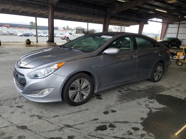 HYUNDAI SONATA HYB 2015 with VIN KMHEC4A42FA128874 - Photo from auction