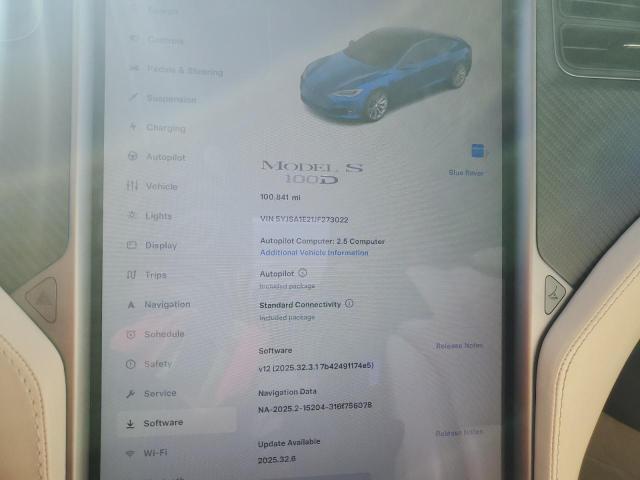 Photo 9 from auction – 2018 TESLA MODEL S with VIN 5YJSA1E21JF273022