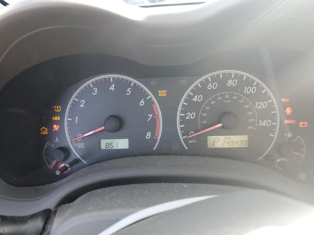 Photo 9 from auction – 2009 TOYOTA COROLLA BA with VIN JTDBL40E099049484