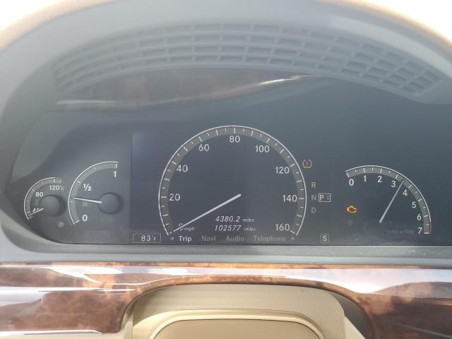 Photo 9 from auction – 2007 MERCEDES-BENZ S 550 with VIN WDDNG71X77A110513