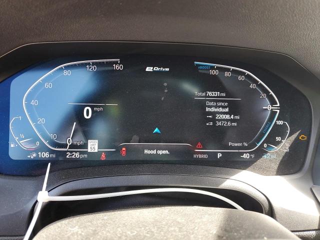 Photo 9 from auction – 2021 BMW 330E with VIN 3MW5P7J04M8C19075