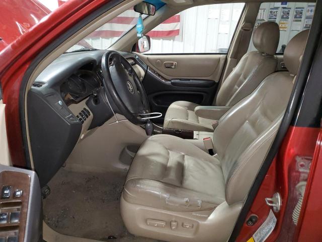 Photo 7 from auction – 2002 TOYOTA HIGHLANDER LIMITED with VIN JTEHF21A420079563