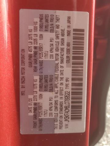 Photo 14 from auction – 2020 MAZDA CX-5 TOURI with VIN JM3KFACM6L0789522