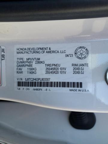 Photo 14 from auction – 2023 ACURA RDX A-SPEC with VIN 5J8TC2H63PL803307